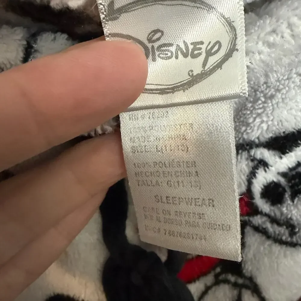Disney Black,White with Red heart Pajama Bottoms with Mickey and Minnie Mouse. - Picture 6 of 9